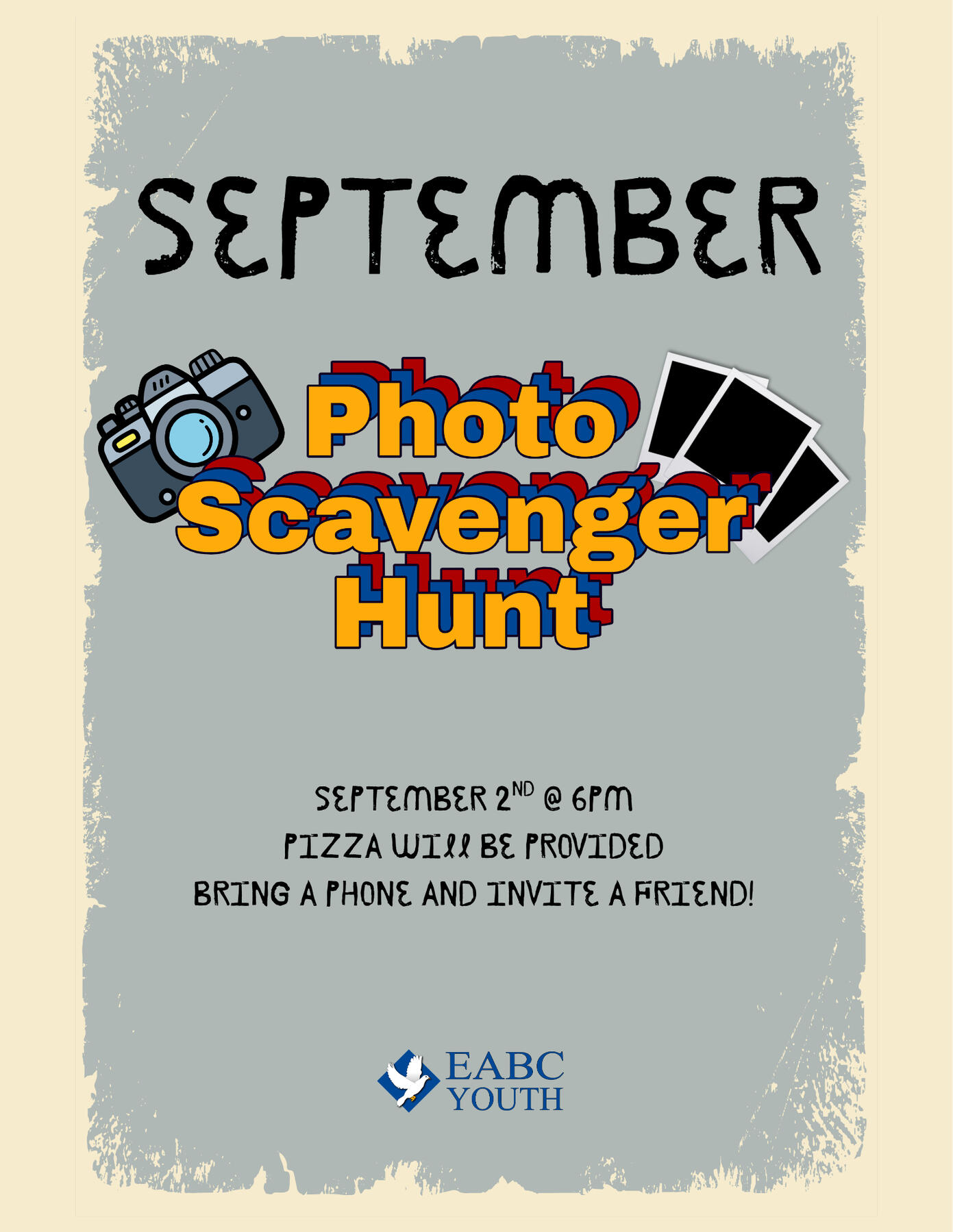 Photo Scavenger Hunt Invitation